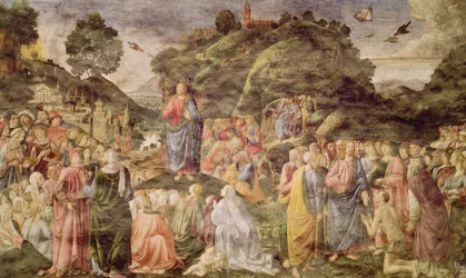 The Sermon on the Mount, from the Sistine Chapel, c. 1481-83